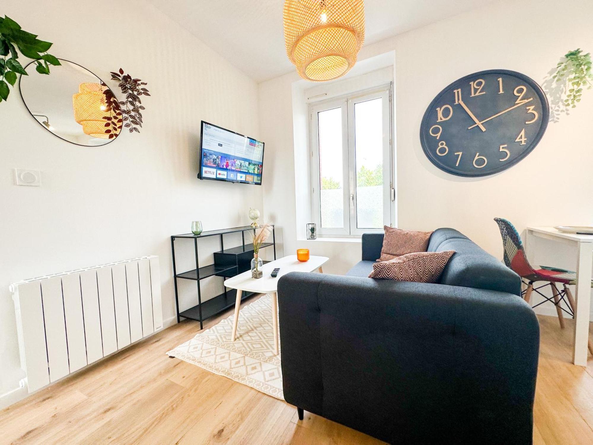 New: Agreable & Lumineux *Gare* Apartment Guingamp Ngoại thất bức ảnh